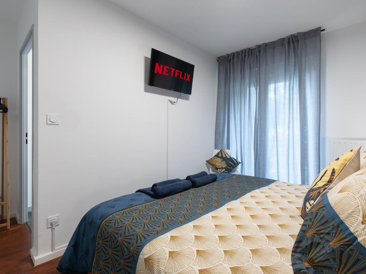 Le Phenix - Hypercentre 16 Personnes Garage Gratuit Wifi Jardin Barbecue Proche Parc Tete D'Or Apartamento Villeurbanne Exterior foto